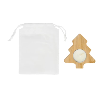 Świecznik ze świeczką tealight Comet, beżowy (NPB-X08872.13)