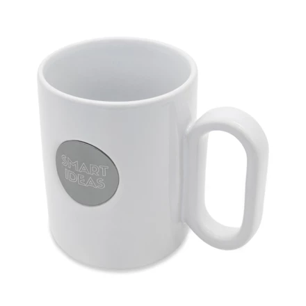 Kubek ceramiczny Pery 480 ml, biały (NPB-R85307.06)