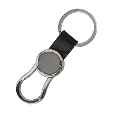 Brelok z karabińczykiem Leo, czarny (NPB-R73127.02)