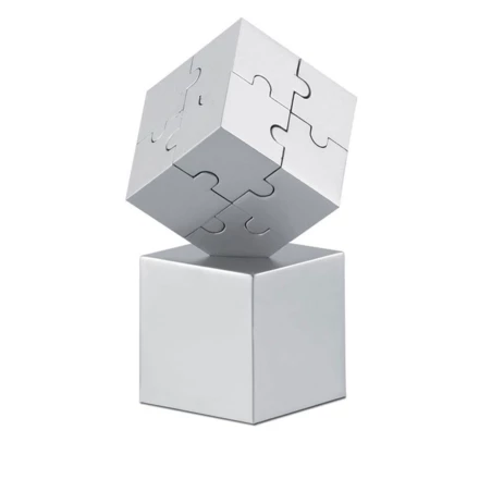 Magnetyczne puzzle 3D - KUBZLE (NMO-AR1810-16)