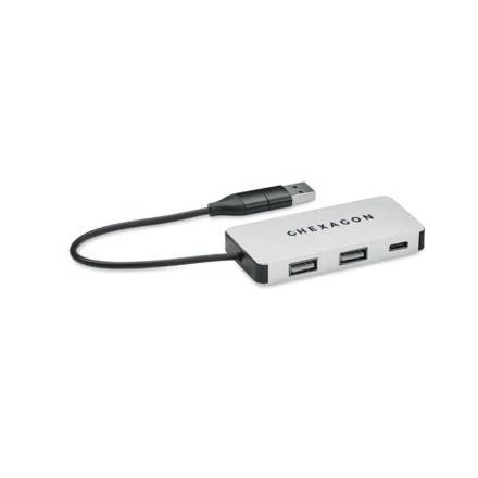 3-portowy hub USB kabel 20cm - HUB-C (NMO-MO2142-14)