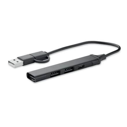 Hub USB z 4 portami 19 cm - CURRENT (NMO-MO2294-03)