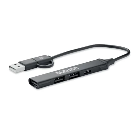Hub USB z 4 portami 19 cm - CURRENT (NMO-MO2294-03)