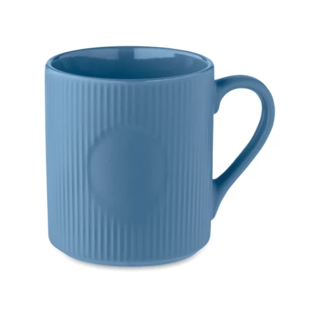 Kubek ceramiczny w prążki 340 m - RIBMUG (NMO-MO2397-04)