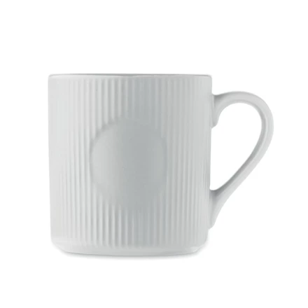 Kubek ceramiczny w prążki 340 m - RIBMUG (NMO-MO2397-06)