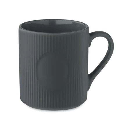 Kubek ceramiczny w prążki 340 m - RIBMUG (NMO-MO2397-15)