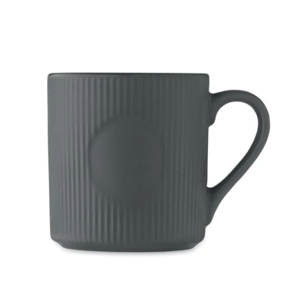 Kubek ceramiczny w prążki 340 m - RIBMUG (NMO-MO2397-15)