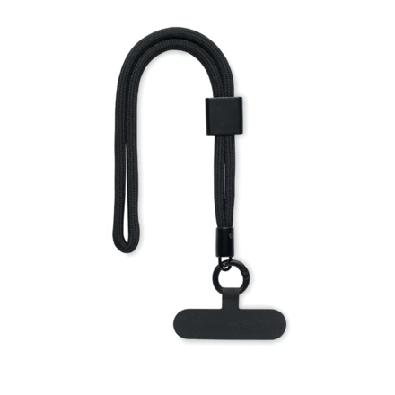 Smycz krótka do telefonu RPET - NONETTE WRIST (NMO-MO2668-03)