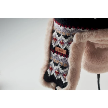 Dzianinowa czapka nauszniki - YULONG (NMO-MO2688-03)