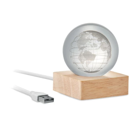 Szklana kula LED - GLOBE LIGHT (NMO-MO2690-40)