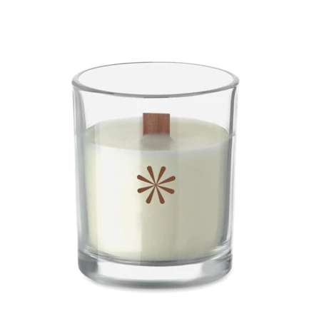 Świeca z wosku roślinnego 80gr - KIVAS WOOD (NMO-MO2708-22)