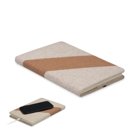 Notes A5 z ładowarką 15W - CORTONA (NMO-MO2734-13)