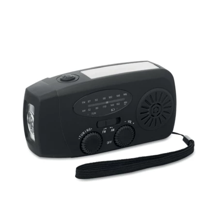 Przenośne radio z latarką LED - ONDA (NMO-MO2746-03)