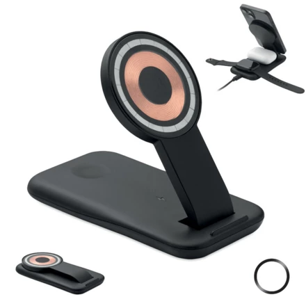 Bezprzew. ładowarka 3 w 1, 15W - PENDOLESS (NMO-MO2749-03)