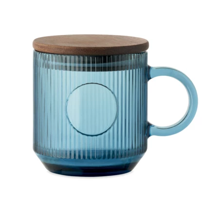 Kubek szklany prążkowany 300ml - VITRIO MUG (NMO-MO2752-23)