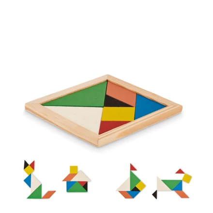 Drewniane puzzle Tangram - TANGRAM (NMO-MO6693-40)