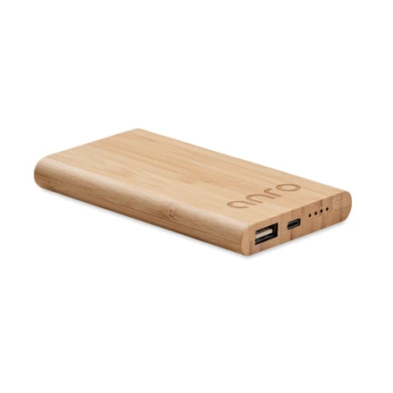 Bambusowy power bank 4000 mAh - ARENAPOWER C (NMO-MO6814-40)