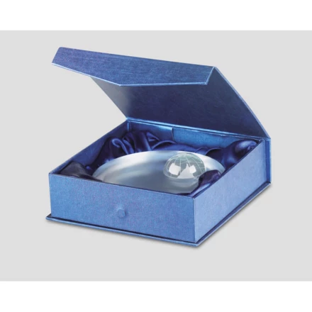 Szklana patera glob - MONDAL (NMO-MO7183-22)