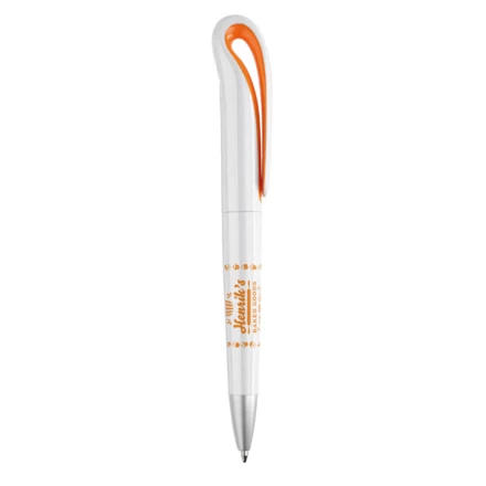 Przekręcany długopis, ABS - WHITESWAN (NMO-MO7793-10)