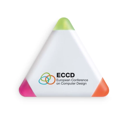 Trójkątny zakreślacz, 3 kolory - TRIANGULO (NMO-MO7818-06)