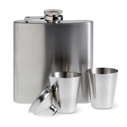 Piersiówka. - SLIMMY FLASK SET (NMO-MO8321-16)
