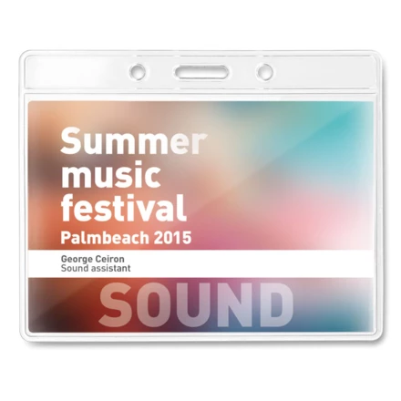 Plakietka przezroczysta - BADGY (NMO-MO8599-22)