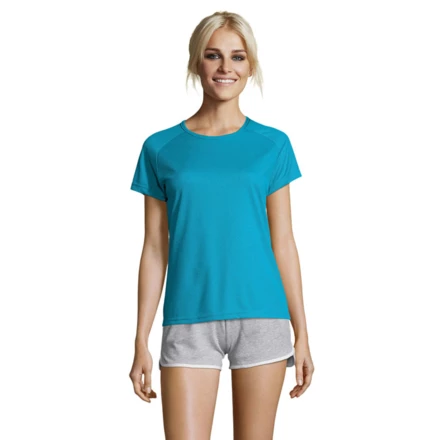 SPORTY Damski T-Shirt 140g - SPORTY WOMEN (NMO-S01159-AQ-M)