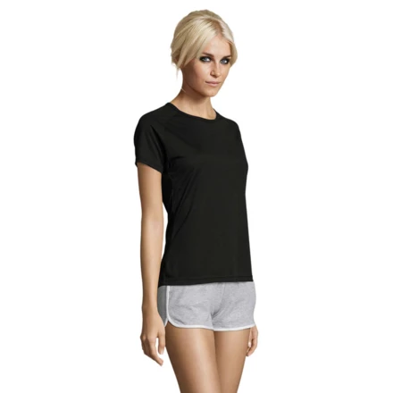 SPORTY Damski T-Shirt 140g - SPORTY WOMEN (NMO-S01159-BK-XXL)