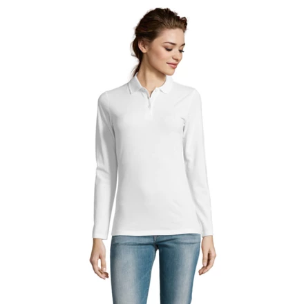 PERFECT Damskie LSL POLO180 - PERFECT LSL WOMEN (NMO-S02083-WH-XXL)