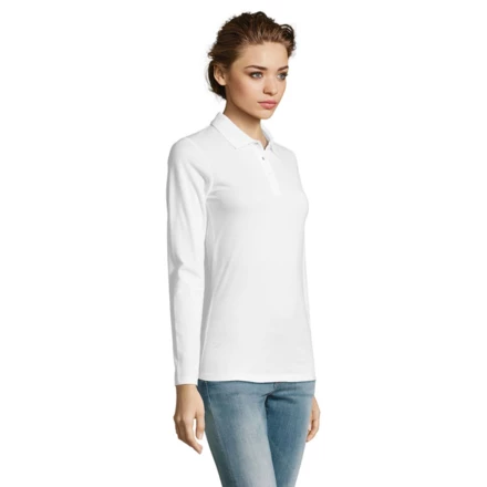 PERFECT Damskie LSL POLO180 - PERFECT LSL WOMEN (NMO-S02083-WH-XXL)
