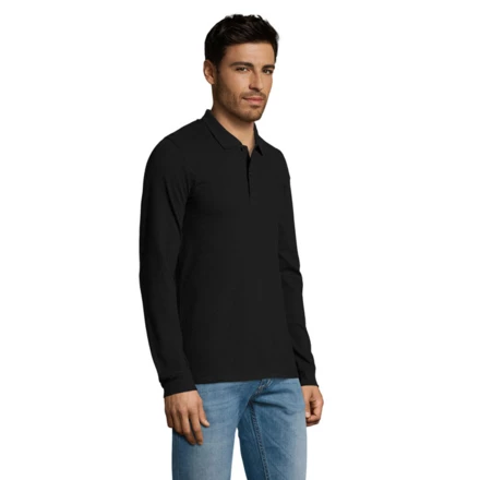 PERFECT MEN LSL POLO 180g - PERFECT LSL MEN (NMO-S02087-BK-3XL)
