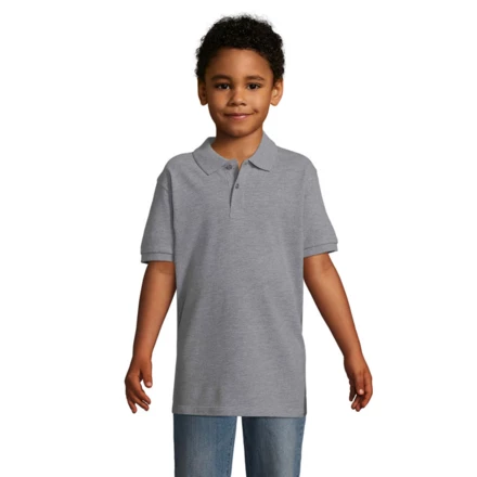 PERFECT Dziecięce POLO 180g - PERFECT KIDS (NMO-S02948-GY-XL)