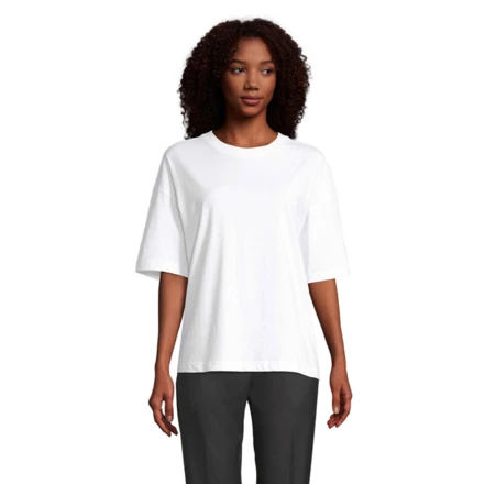 BOXY WOMEN T-SHIRT OVERSIZE - BOXY WOMEN (NMO-S03807-WH-L)