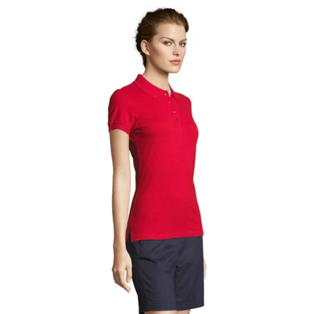 PEOPLE Damskie POLO 210g - PEOPLE (NMO-S11310-RD-L)