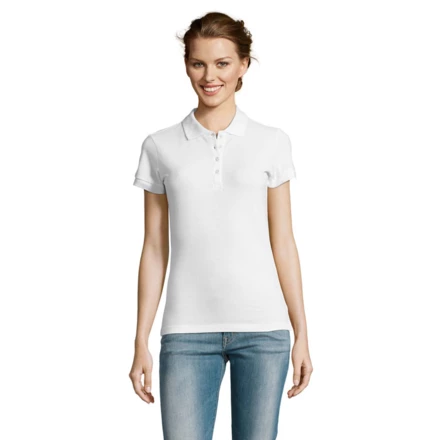 PEOPLE Damskie POLO 210g - PEOPLE (NMO-S11310-WH-XL)