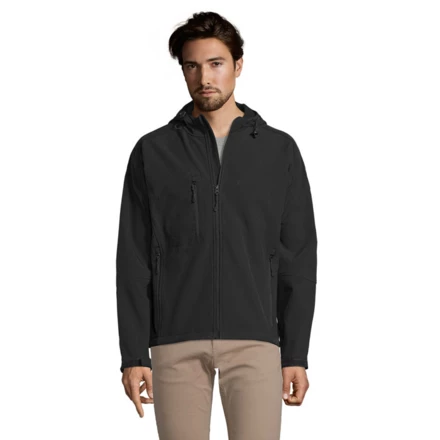 REPLAY męski softshell 340 - REPLAY MEN (NMO-S46602-BK-S)
