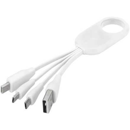 Kabel do ładowania z końcówką USB typu C 4w1 Troup (NPC-13421401)