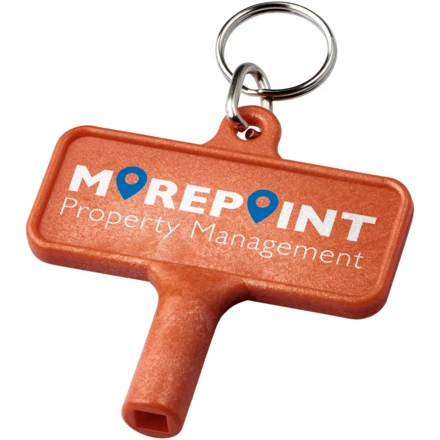 Klucz do odpowietrzania kaloryfera Largo wykonany z tworzywa sztucznego z brelokiem (NPC-21087202)