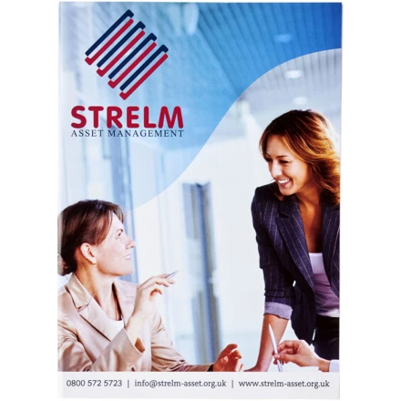 Notatnik Desk-Mate® w formacie A5 otwierany doformacie góry (NPC-21209001)