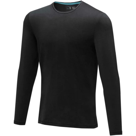 Męski T-shirt organiczny Ponoka z długim rękawem - S (NPC-38018991)