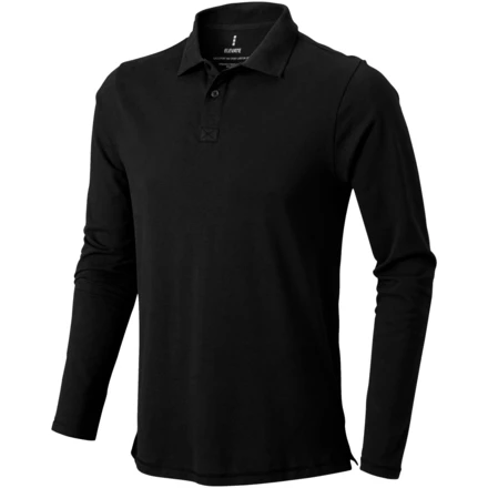 Męskie polo Oakville z długim rękawem - 3XL (NPC-38086996)
