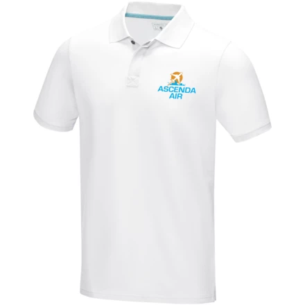 Męska organiczna koszulka polo Graphite - XXL (NPC-37508015)