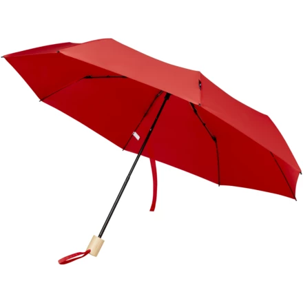 Składany wiatroodporny parasol 51 cm z PET z recyklingu Birgit (NPC-10914521)