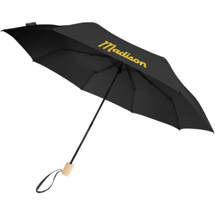 Składany wiatroodporny parasol 51 cm z PET z recyklingu Birgit (NPC-10914590)