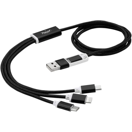 Kabel do ładowania 5 w 1 z podwójnym wejściem Versatile (NPC-12418090)