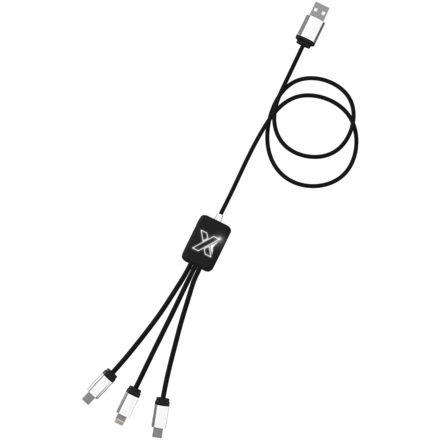 Kabel z podświetlonym logo 3w1 - SCX.design C17 (NPC-2PX00390)