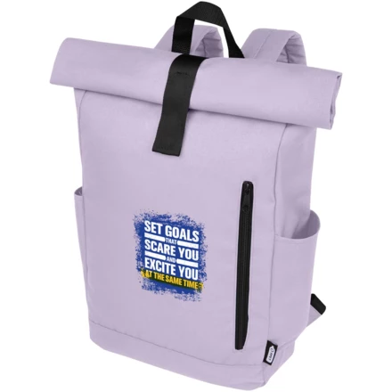 Byron plecak na laptopa 15,6 cala z tworzywa RPET z certyfikatem GRS z zawijanym zamknięciem, 18 l (NPC-12065935)