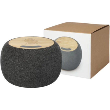 Ecofiber głośnik Bluetooth® z bambusa/RPET i bezprzewodowa ładowarka indukcyjna (NPC-12431806)