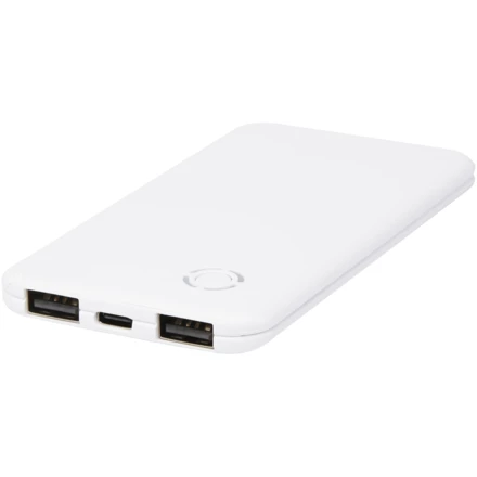Slender smukły podwójny powerbank o pojemności 4000 mAh (NPC-12431901)