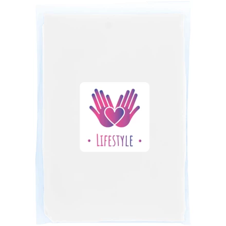 Mayan jednorazowe poncho przeciwdeszczowe z recyklingu z certyfikatem GRS, z pokrowcem do przechowywania (NPC-10941701)